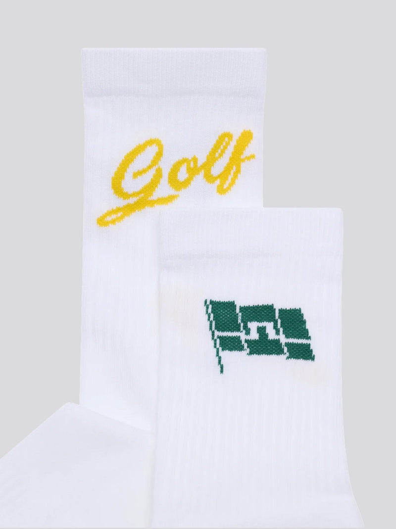 Carden Tour Socks White