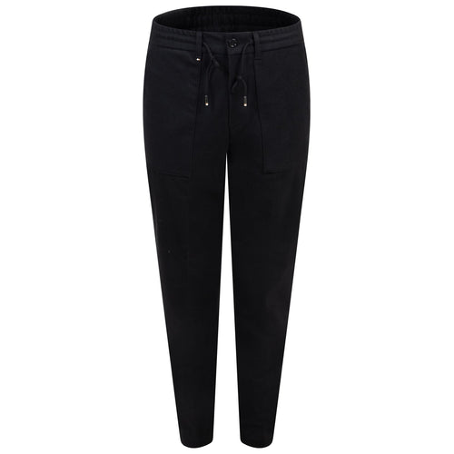 C-Perin-234 Cotton Relaxed Fit Trousers Black - W23