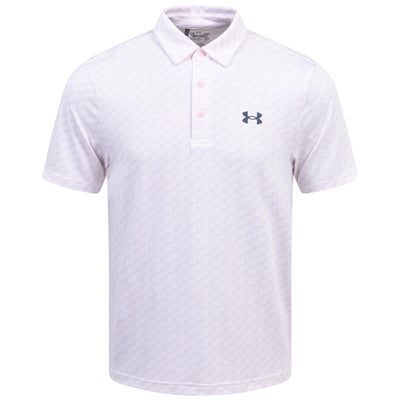 Playoff 3.0 Printed Polo White/Pink/Grey
