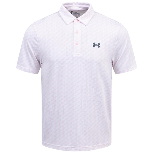 Playoff 3.0 Printed Polo White/Pink/Grey