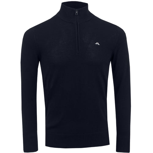 Kian Zipped Golf Sweater JL Navy - 2024