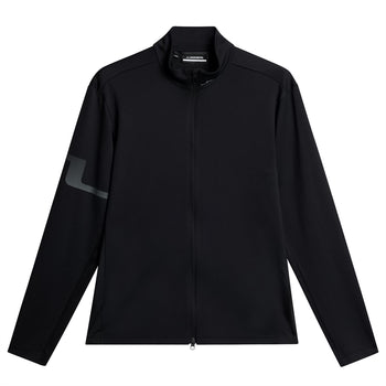 Heath Full Zip Mid Layer Black