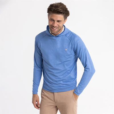 Pine Camo Performance Hoodie Evening Tide