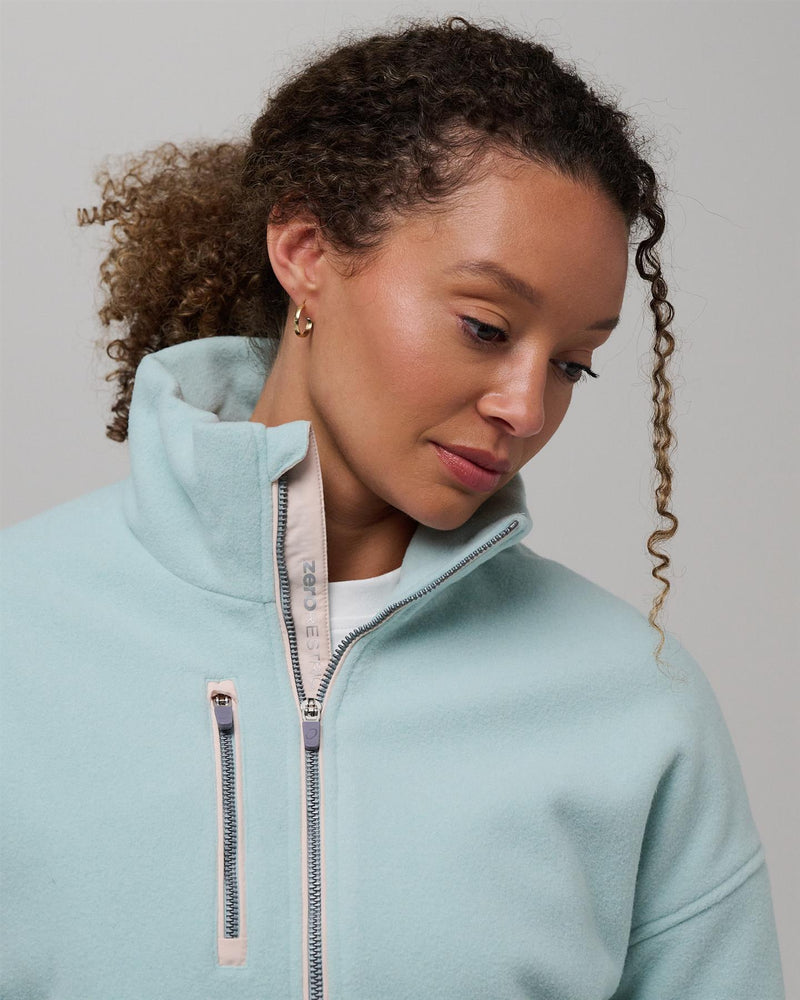 Harlow Full Zip Fleece Jacket Vapor