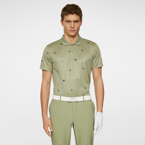 Club House Motif Polo Golf Micro Olive