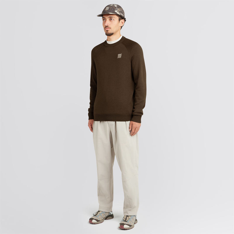 Merino Wool Crewneck Hickory