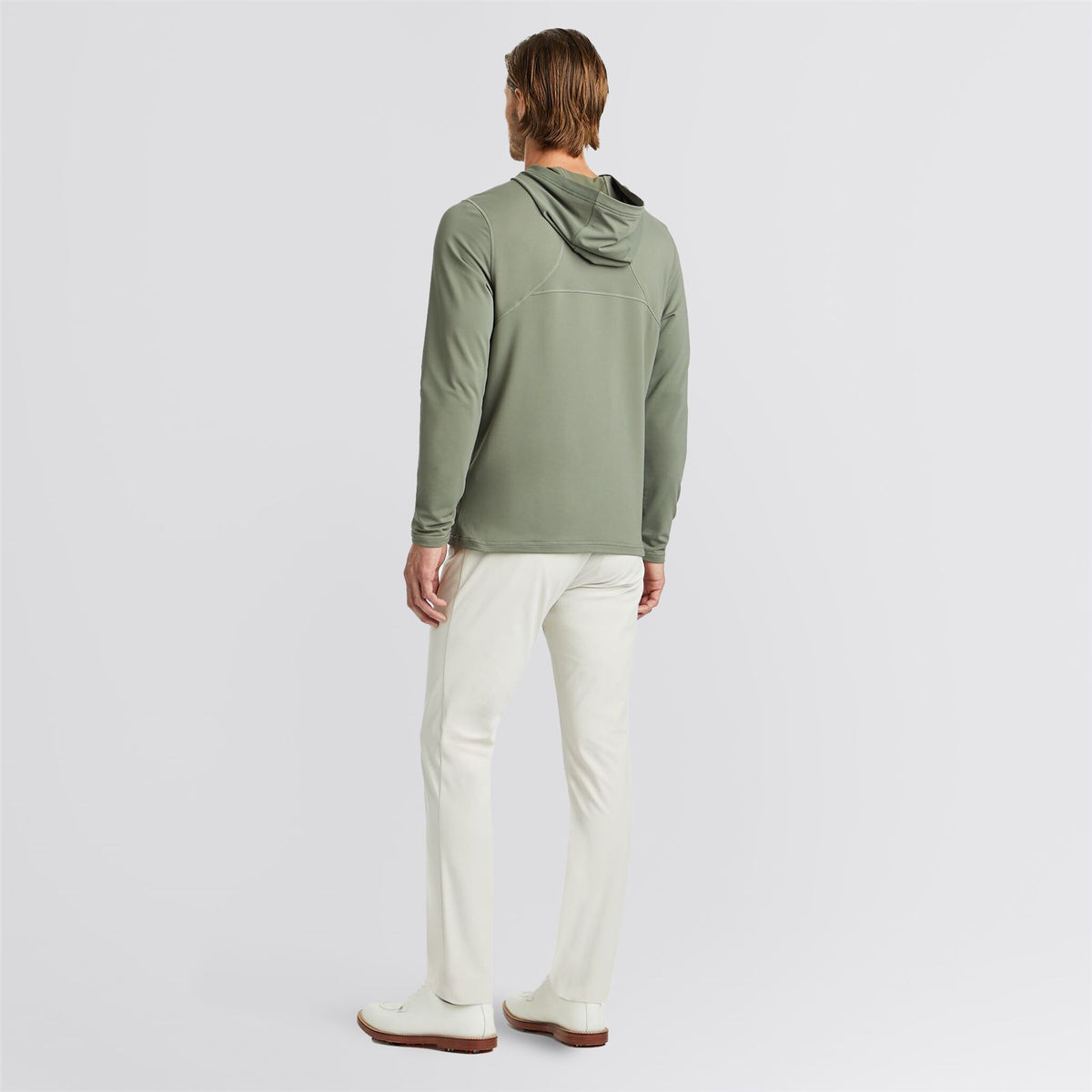 Tech Tour Stretch Straight Leg Trousers Stone