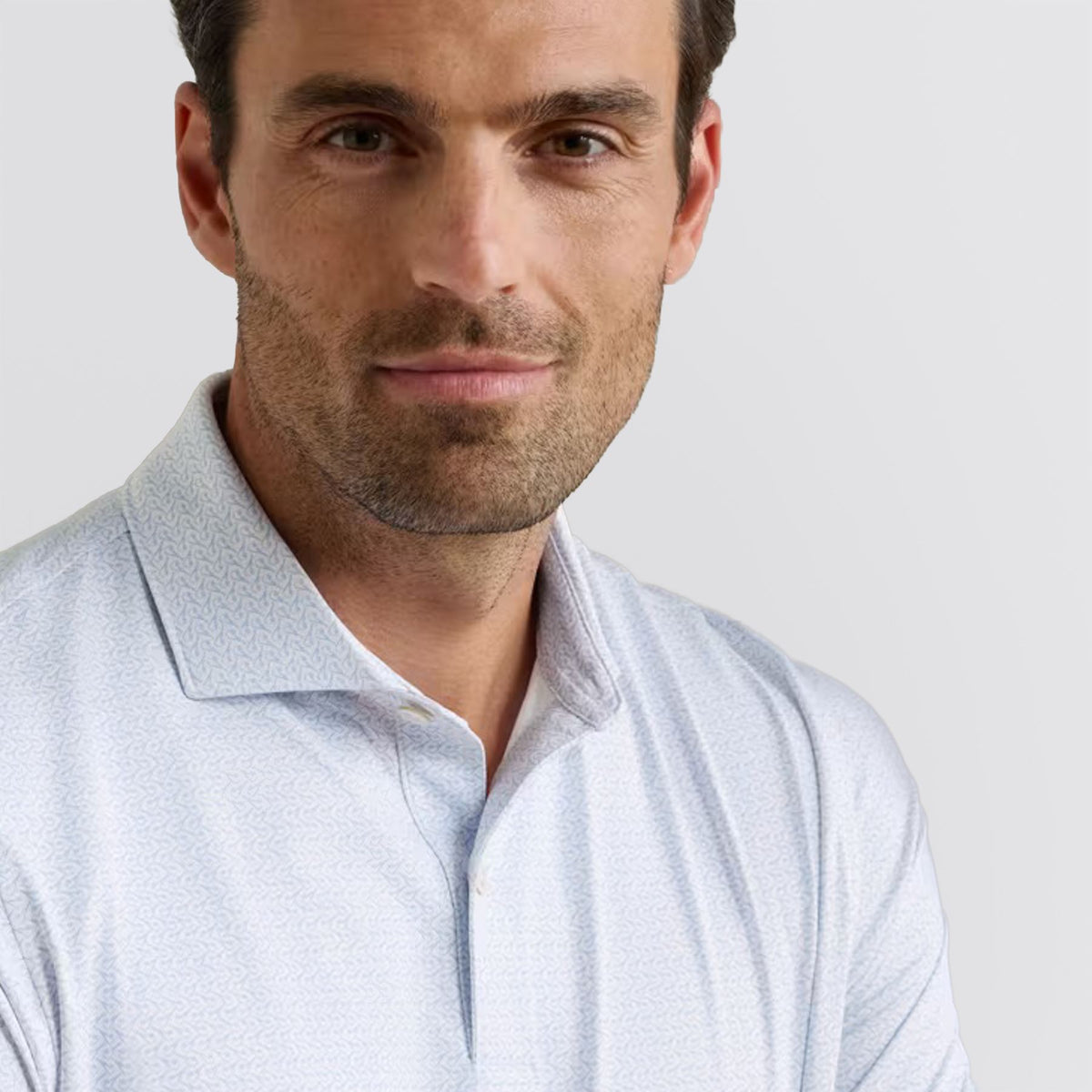 Briar Performance Jersey Polo White
