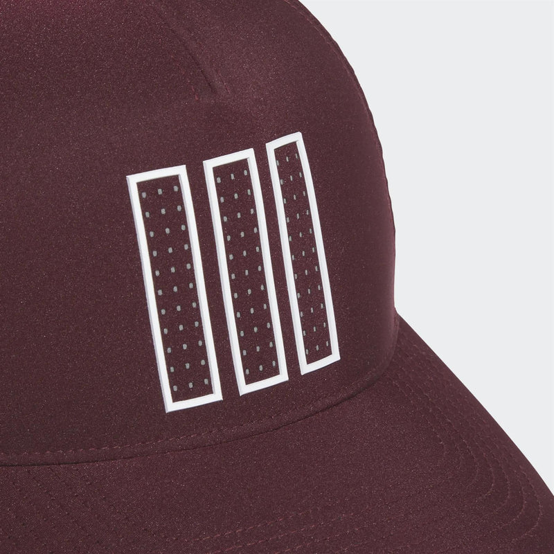 3 Stripes Tour Hat Maroon
