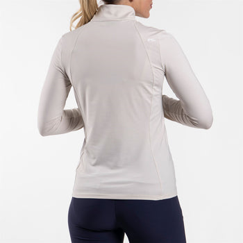 Collagen Half Zip Mid Layer Oyster