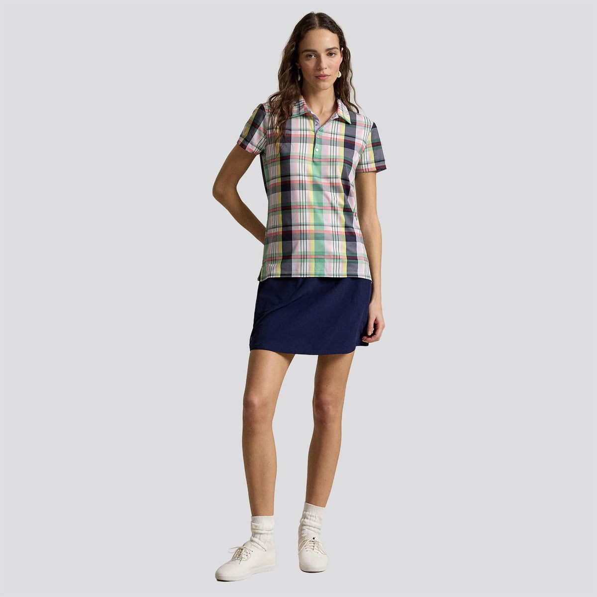 RLX Printed Lightweight Airflow Polo Spring Madras