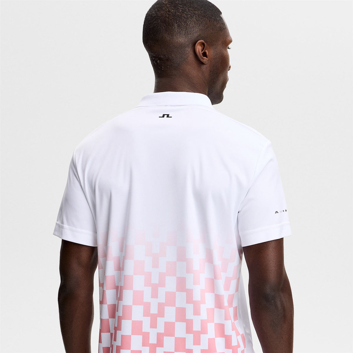 Finn Print Polo Finn Fade White Pink