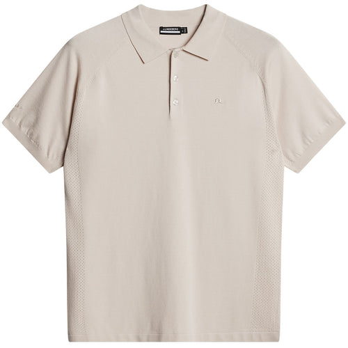 x Glenmuir Martin Knit Polo Moonbeam - PS25