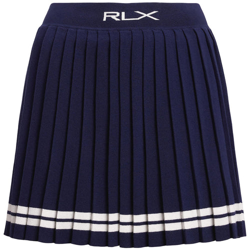 Womens RLX Pleated Cricket Skort Refined Navy/Ceramic White - SS25