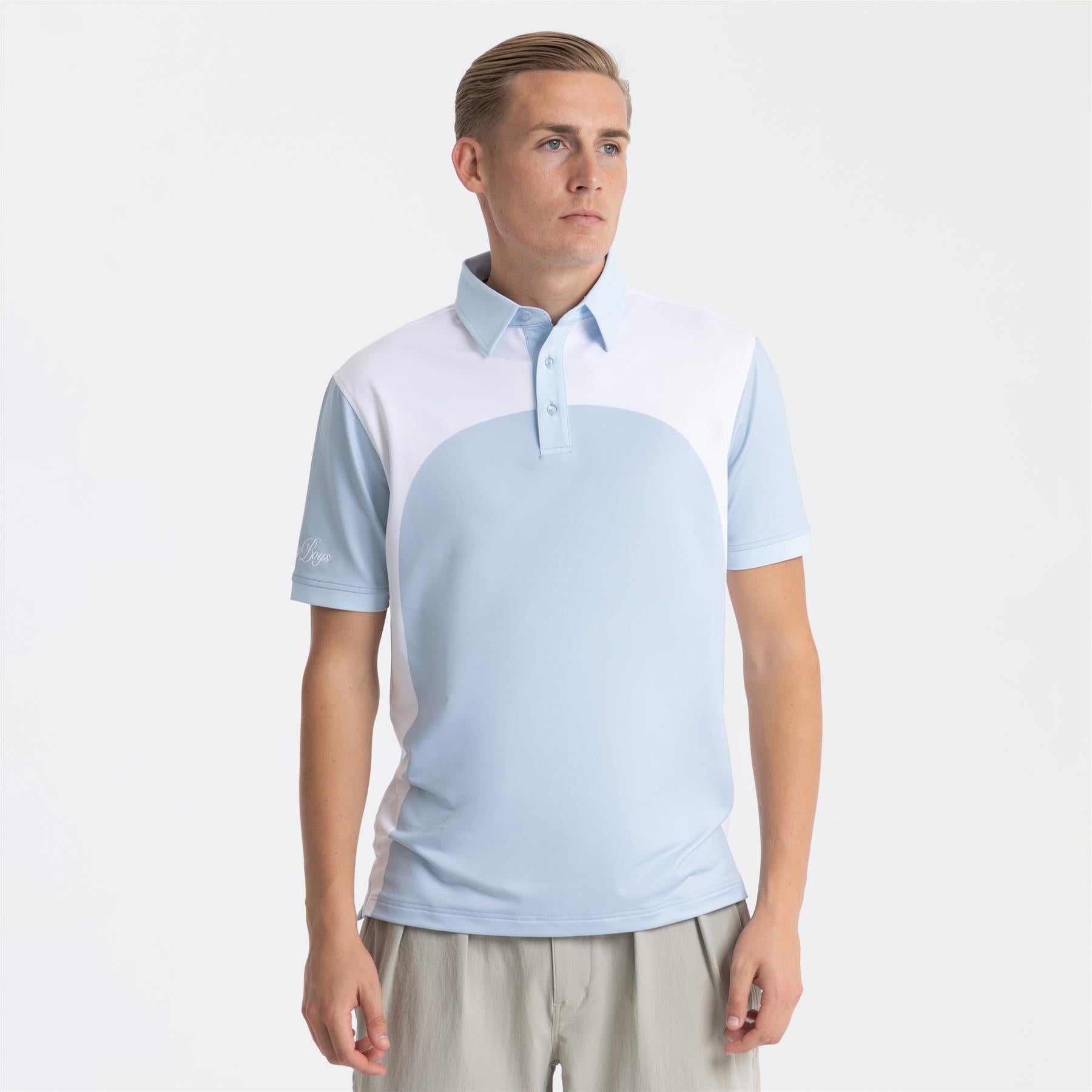 Curved Sleeve Athletic Polo Iceberg