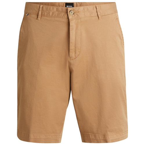 Slice-Short Slim Fit Cotton Shorts Medium Beige - SU24