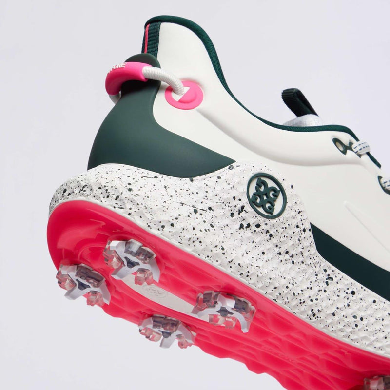 MG4+ O2 G/Lock Perforated Spiked Golf Shoes Pine/Knockout Pink