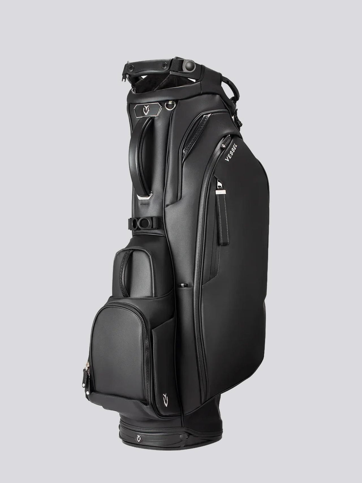 Player V Pro 7-Way Stand Bag Pebbled Black