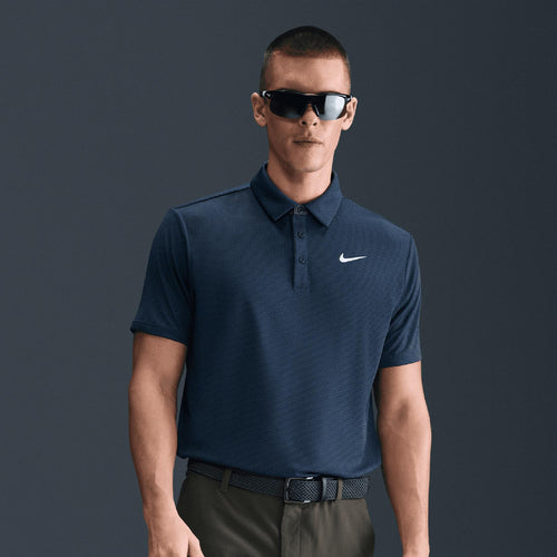 Dri-FIT Tour Texture Polo Midnight Navy/White