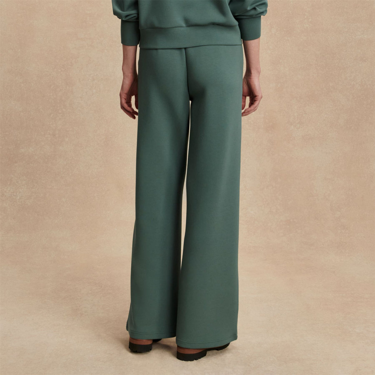The Extra Wide Leg 29.5 Inch Trousers Dark Forest