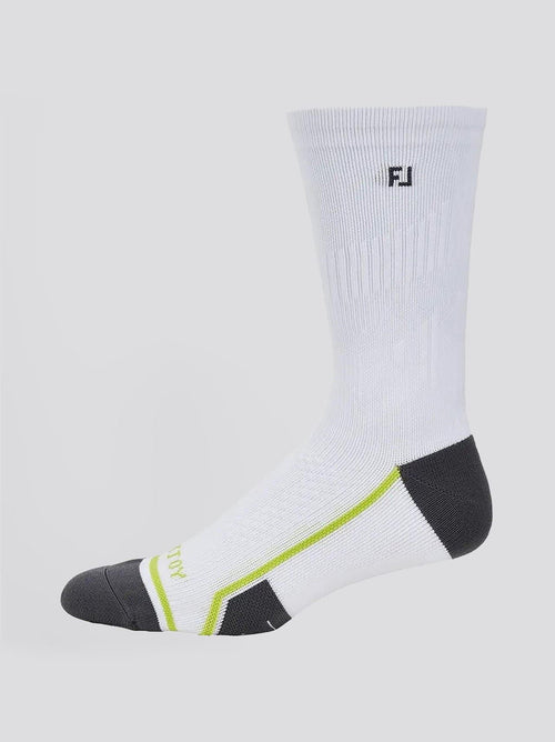 Tech D.R.Y. Crew Socks White