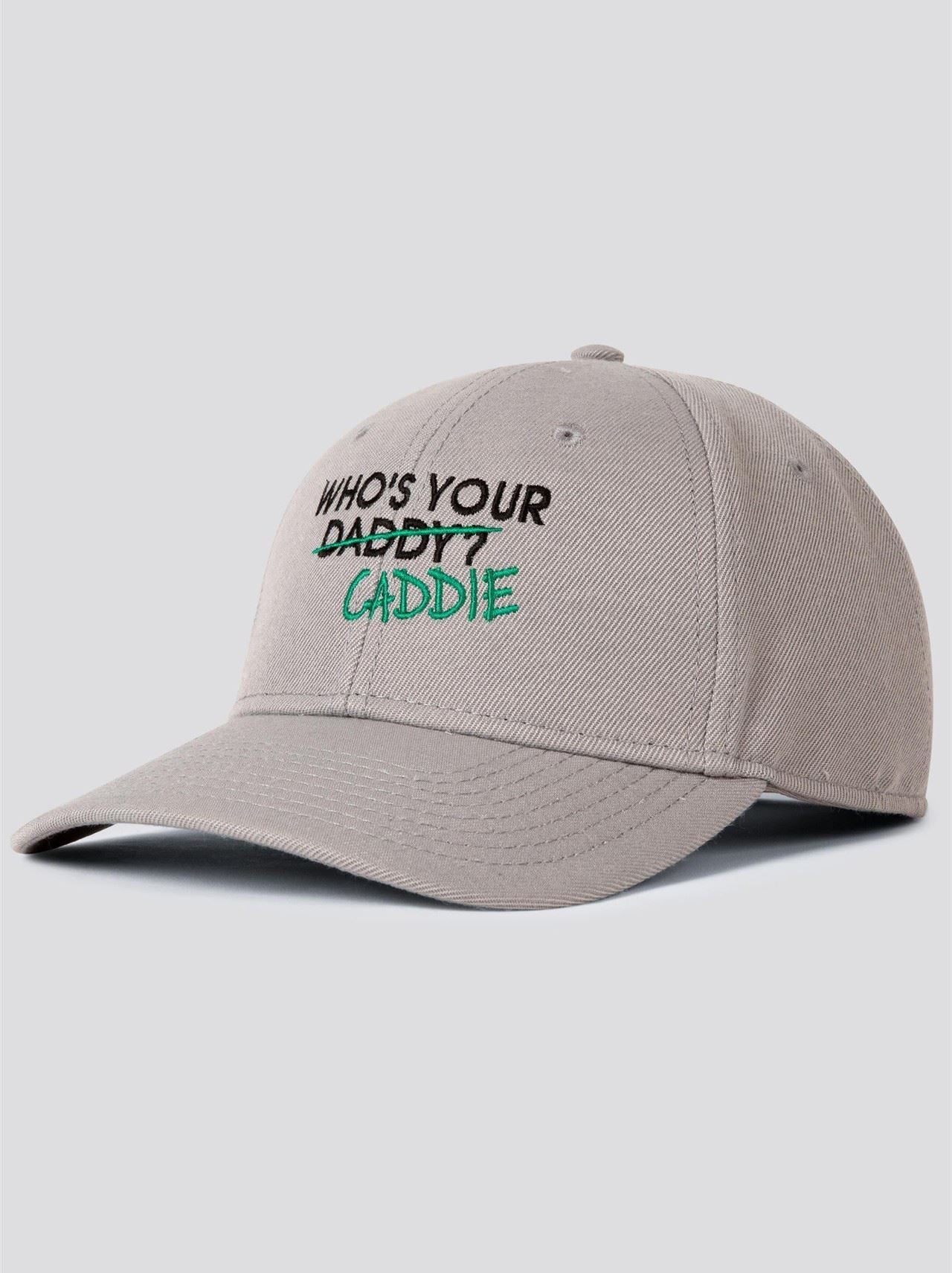 Who's Your Caddie Cap Grey