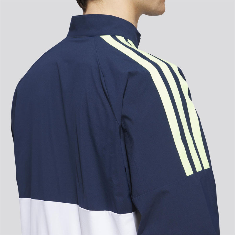 adidas Beyond The Course Twistweave Full-Zip Windbreaker - fabric texture close-up