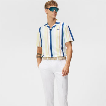 Elof Light Recycled Poly Stretch Golf Trousers White