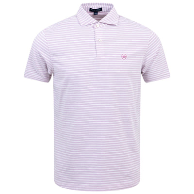 Albatross Tailored Fit Baumwoll-Pique-Polo Valencia Pink – SS24
