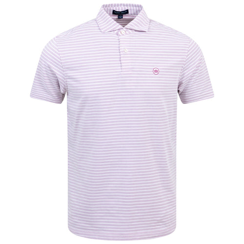 Albatross Tailored Fit Cotton Pique Polo Valencia Pink - SS24