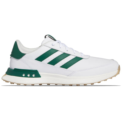 S2G Spikeless Leather 24 Golf Shoes White/Green/Gum - 2024