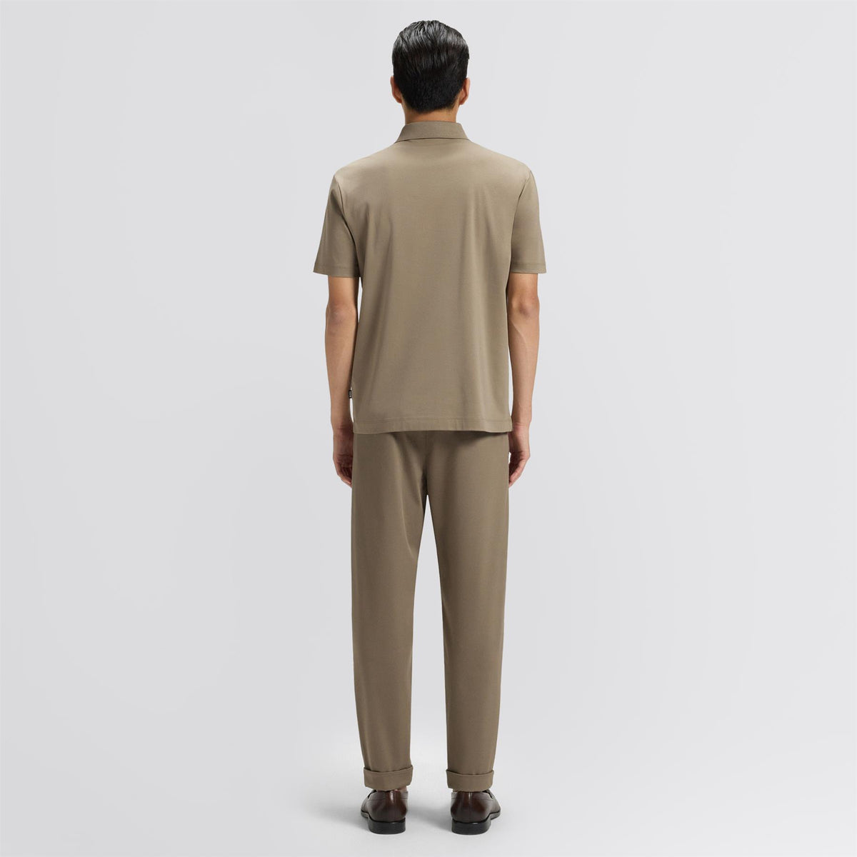 C-Parris 01 Polo Open Brown