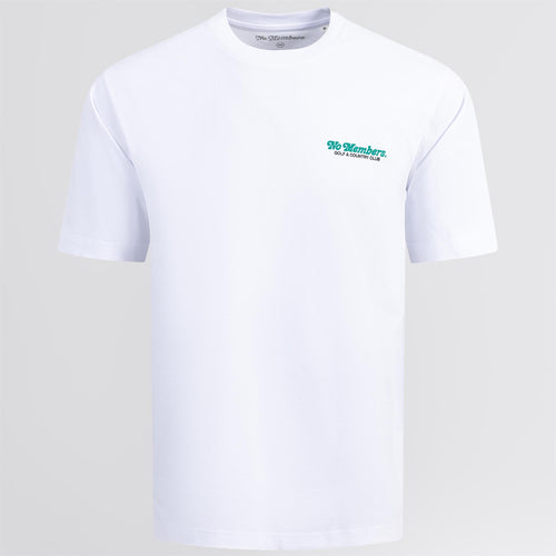 NM Circle Logo Tee White