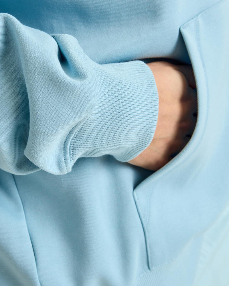 Cove Print Hoodie Forget-Me-Not
