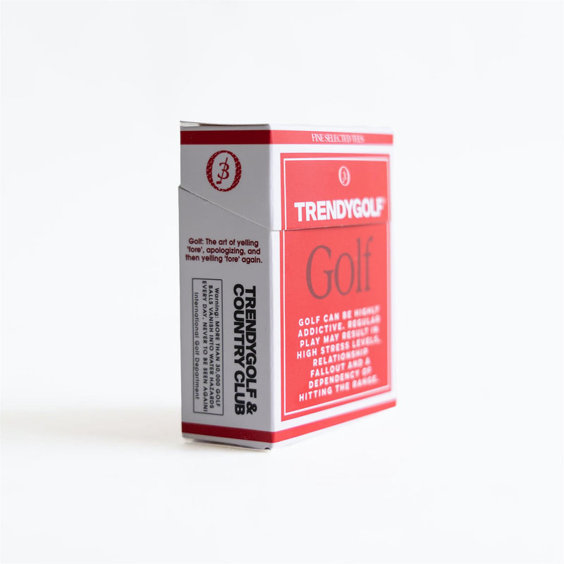 x TRENDYGOLF The Red "Golf Addiction" Tee Pack