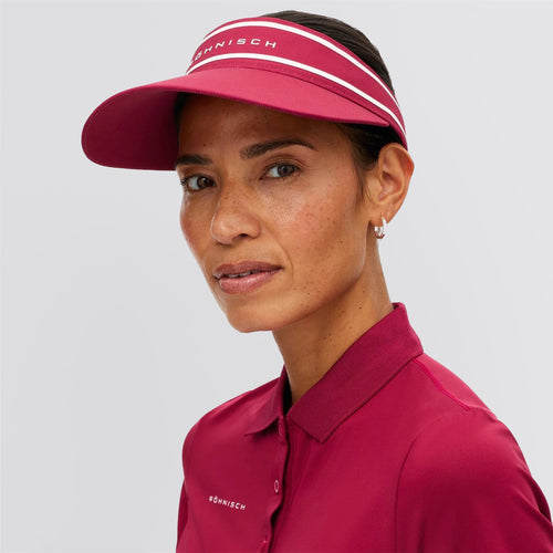 Tour Visor Beet Red