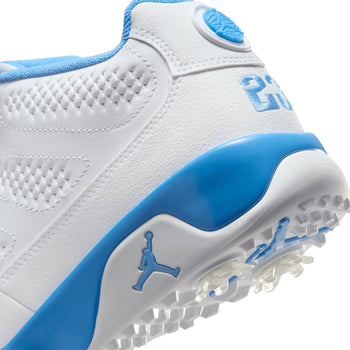 blue and white 9 jordans