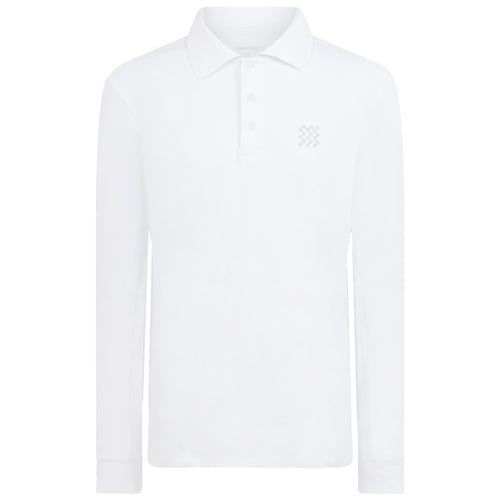 The Course LS Polo White - SS25