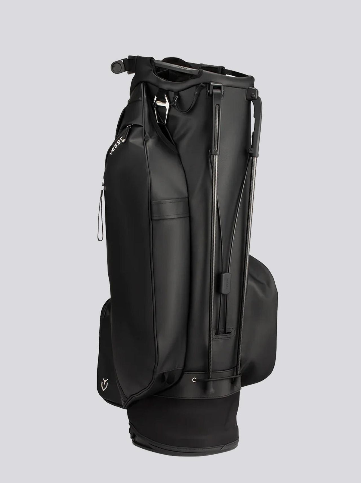 Player V Pro 7-Way Stand Bag Pebbled Black