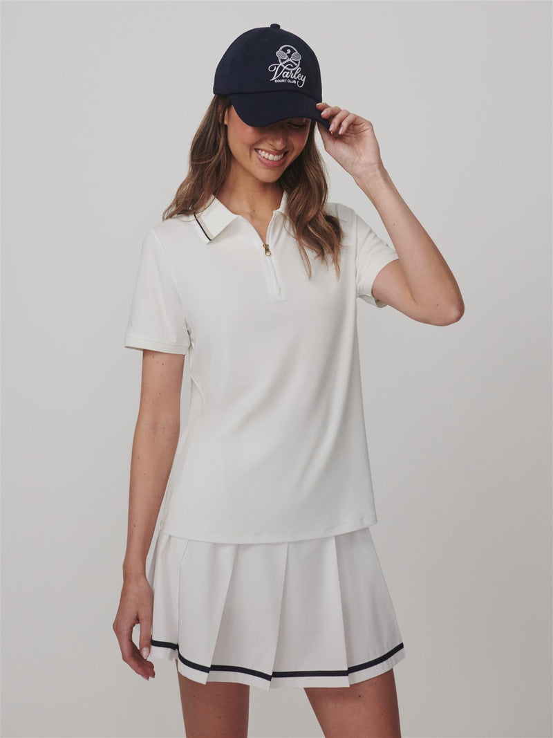 Elton Performance Polo White