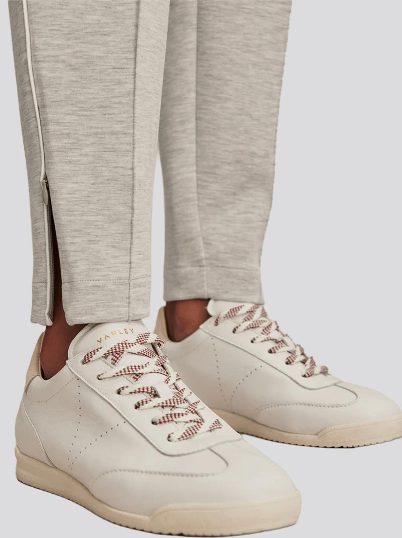 The Slim Pintuck 27.5 Inch Pants Light Grey Marl