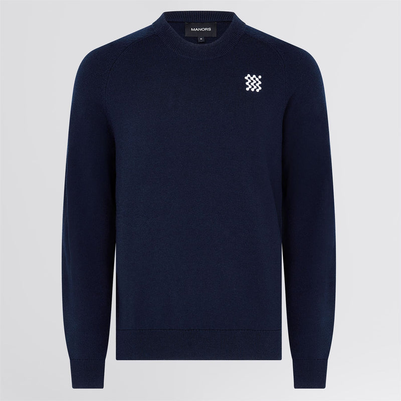 Merino Wool Crewneck Midnight