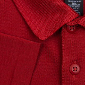 Metal Vent Tech Stretch Polo Sport Red