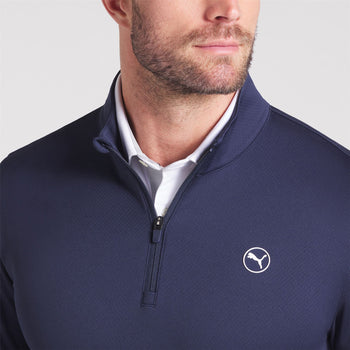 Pure 2.0 Texture Quarter Zip Deep Navy