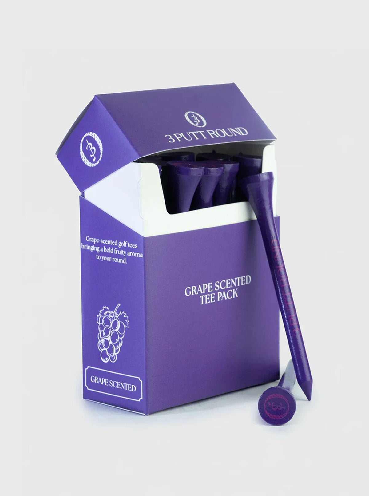 Grape Scent Coloured Tee Pack Purple