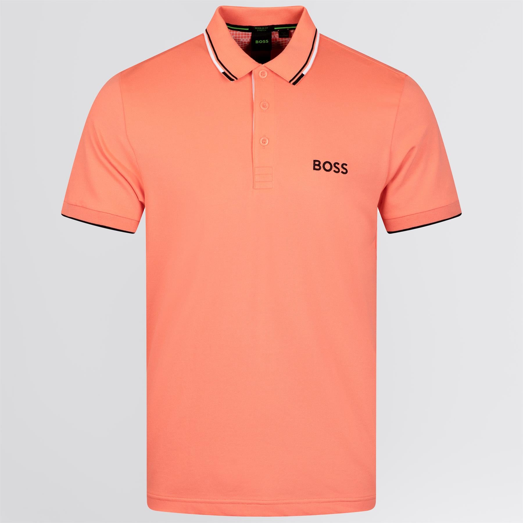 Paddy Pro Cotton Polo Open Red