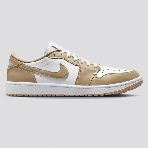 Air Jordan 1 Low Golf Shoes White/Linen/White