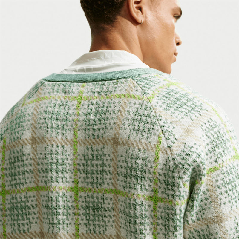 Tartan Loose Cardigan Steam