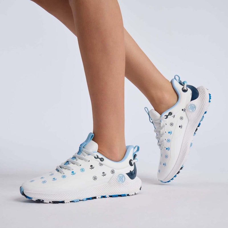 MG4+ O2 Printed Gradient Skull And Tees Spikeless Golf Shoes Snow/Multi
