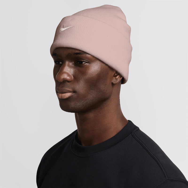 Peak Swoosh Beanie Silt Red/White